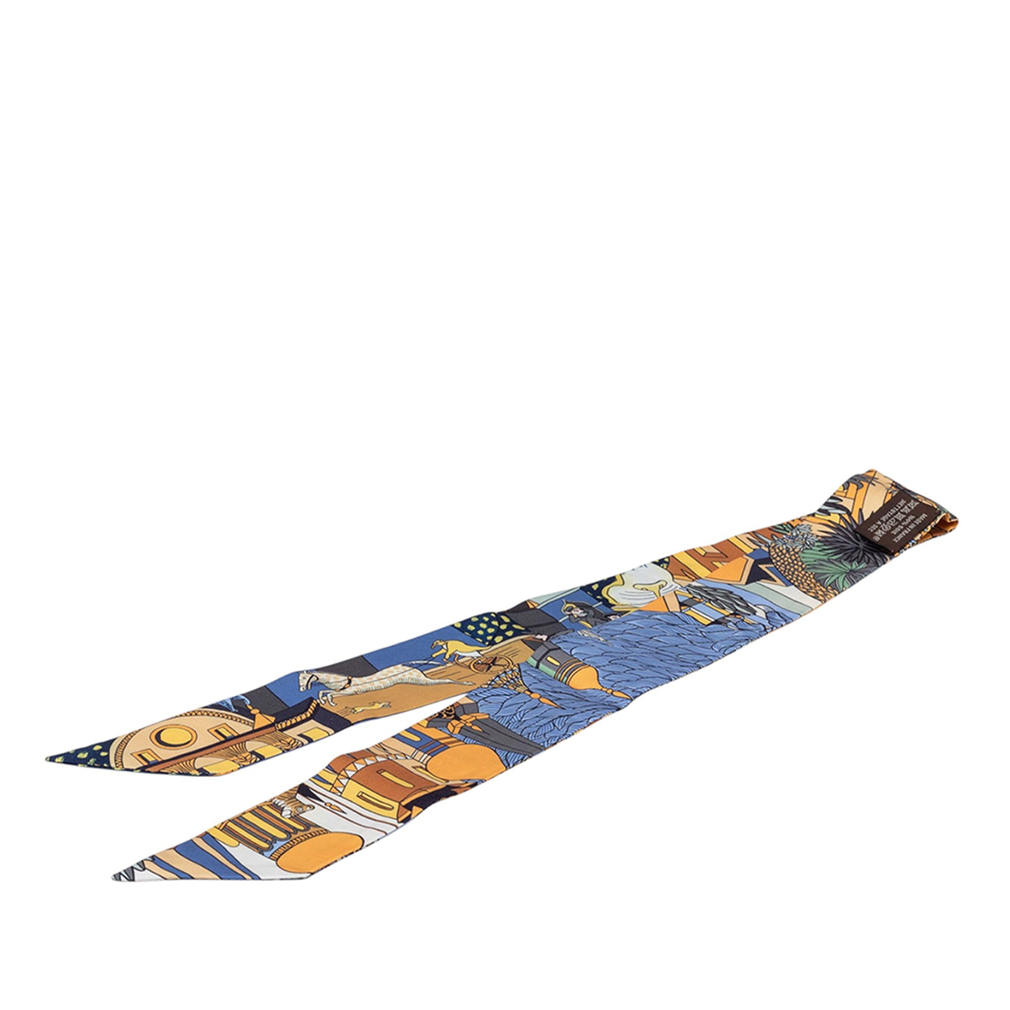 Animapolis Silk Twilly Scarf - Image 2