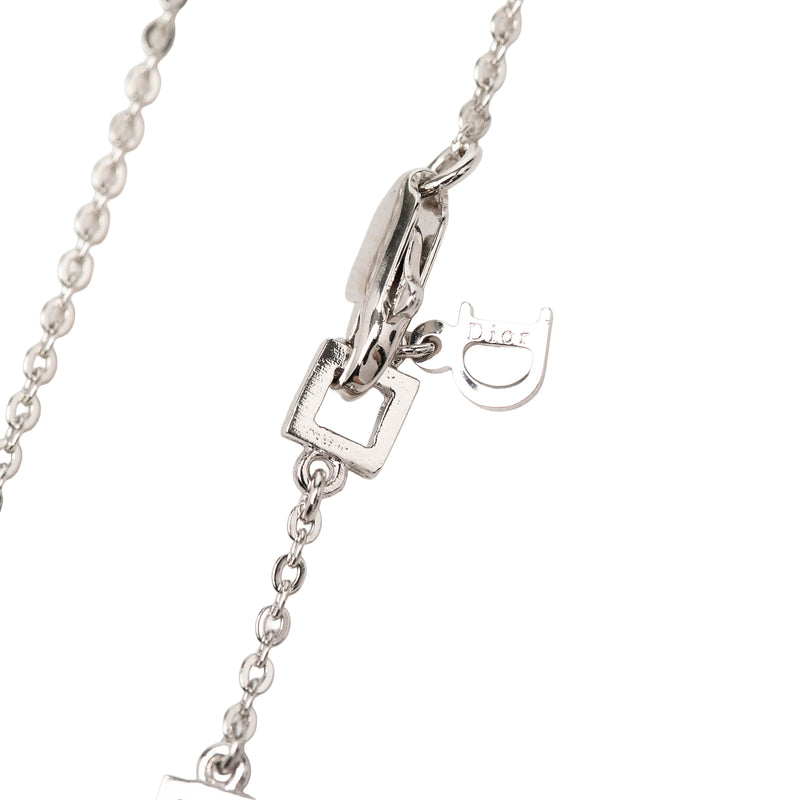 Brass I Love Dior Heart and Arrow Pendant Necklace - Image 4