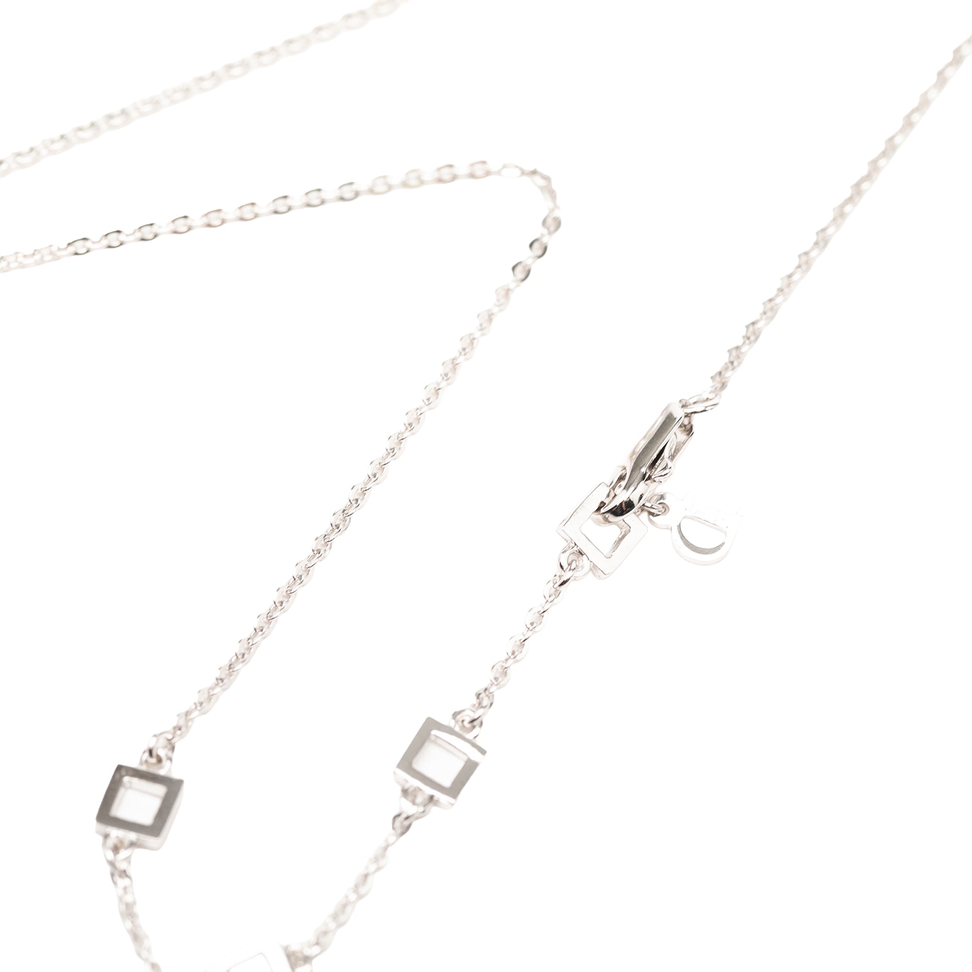 Brass I Love Dior Heart and Arrow Pendant Necklace - Image 5