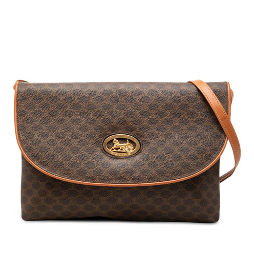 Macadam Coated Canvas Horse Carriage Crossbody - Image 1