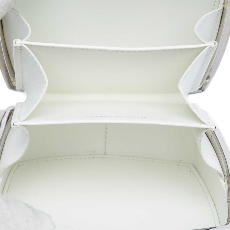 Patent Goatskin Make Up Box Clutch With Chain - Image 4