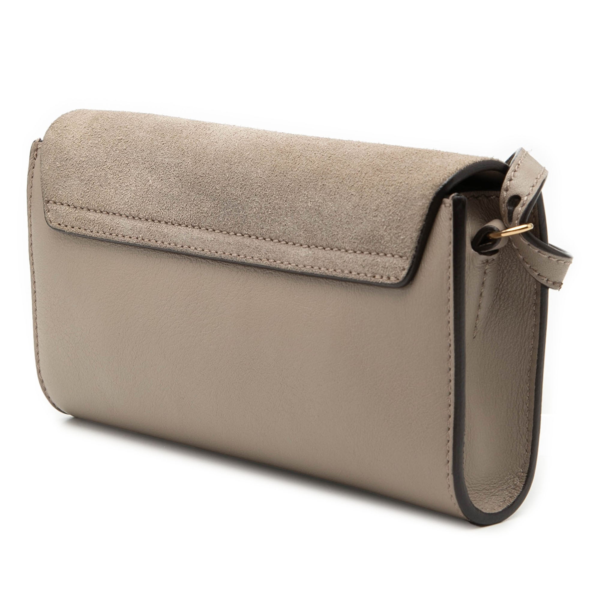 Mini Calfskin and Suede Faye Chain Crossbody - Image 2