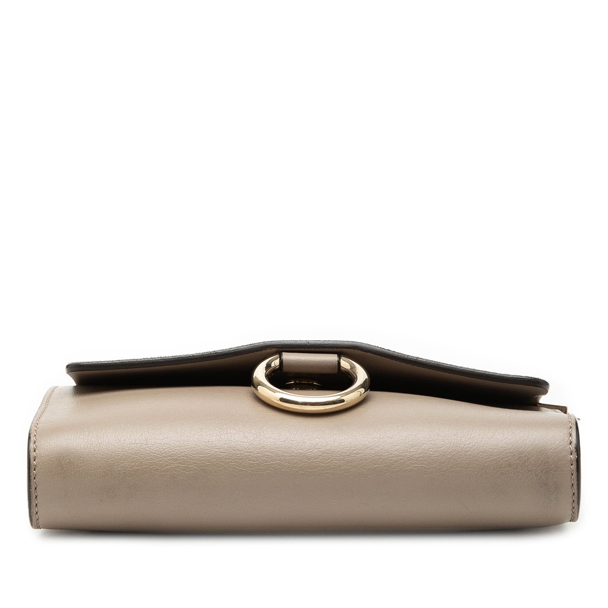 Mini Calfskin and Suede Faye Chain Crossbody - Image 3