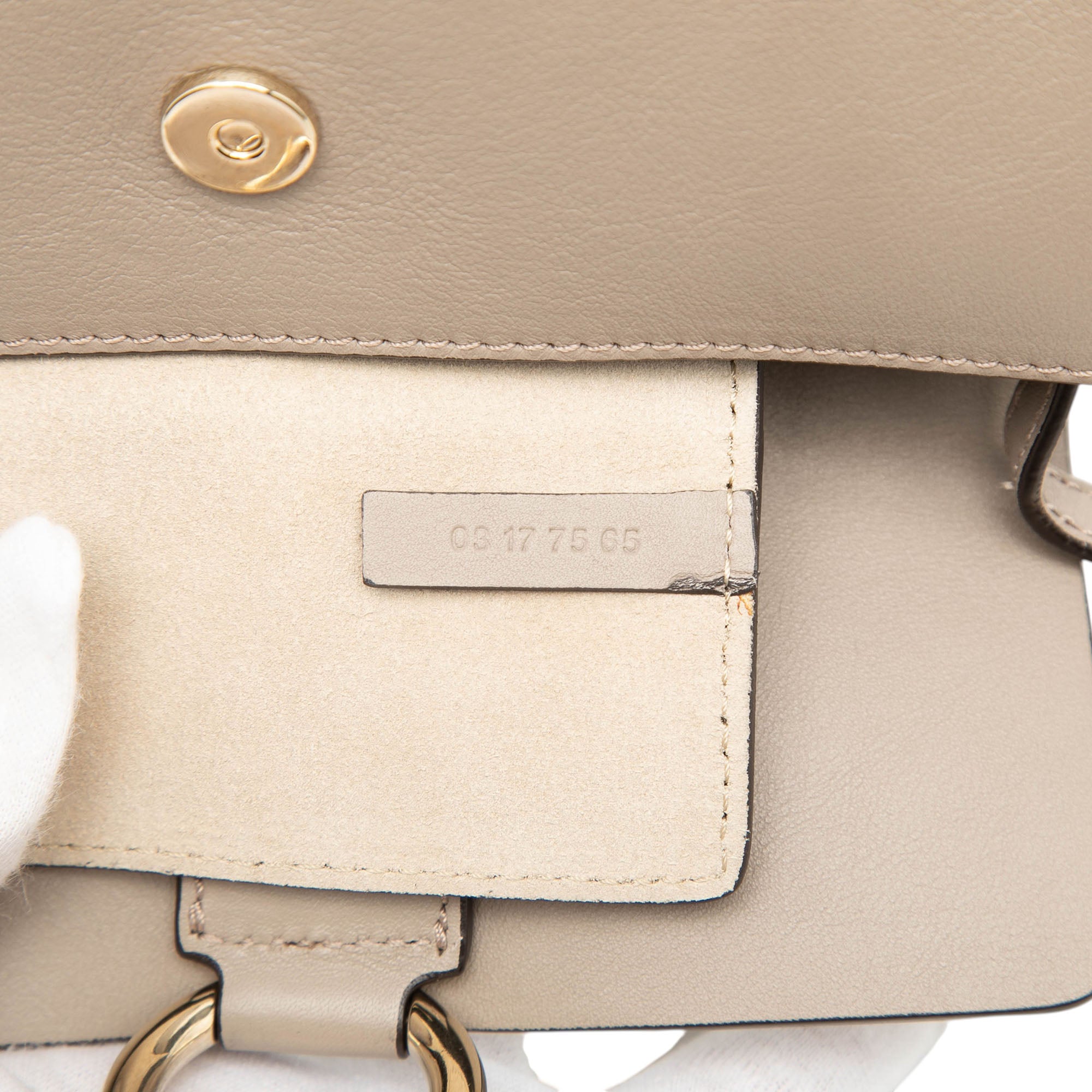 Mini Calfskin and Suede Faye Chain Crossbody - Image 6