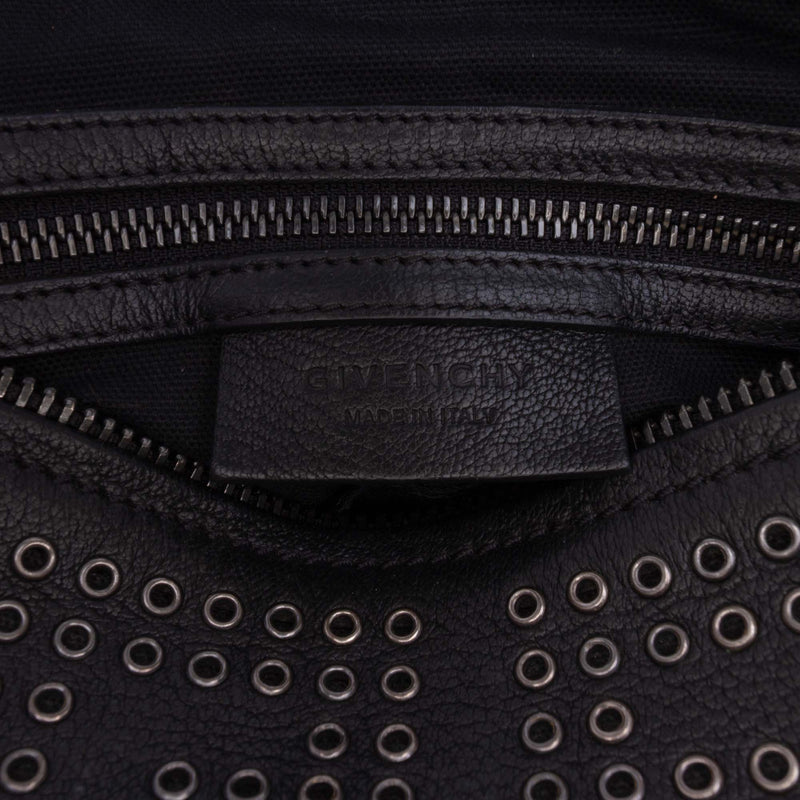 Small Grommets Goatskin Pandora Satchel - Image 5