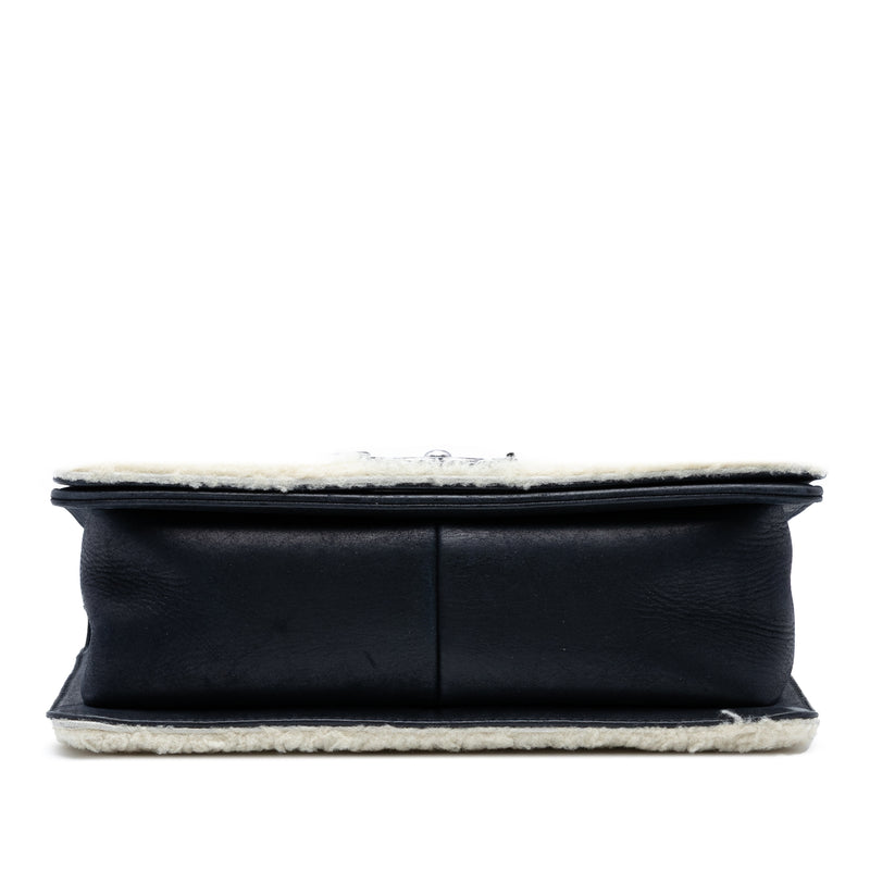 Medium Bicolor Shearling Boy Flap - Image 3