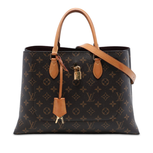 Monogram Flower Tote - Image 1