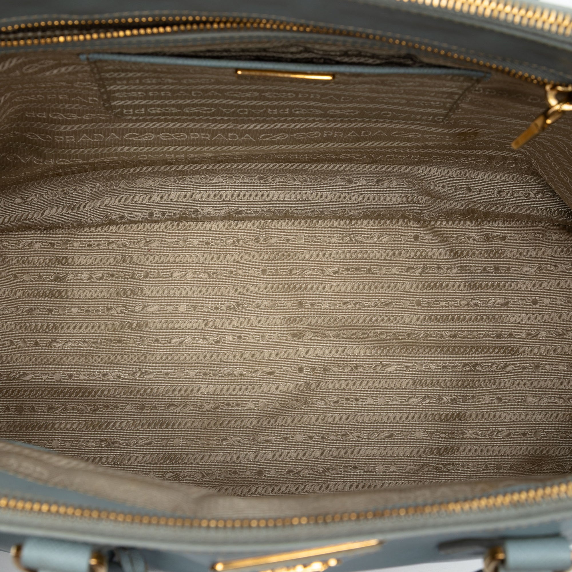 Large Saffiano Lux Galleria Double Zip Satchel - Image 4