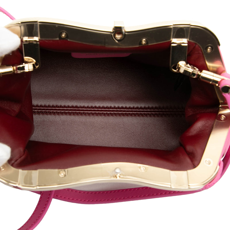 Leather Serpentine Pouch Crossbody - Image 4