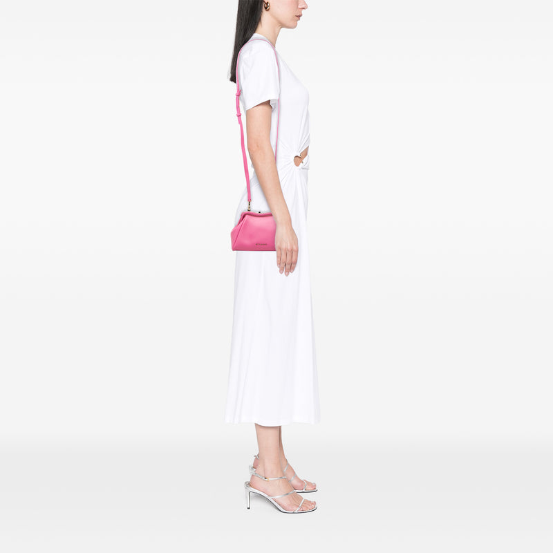 Leather Serpentine Pouch Crossbody - Image 6