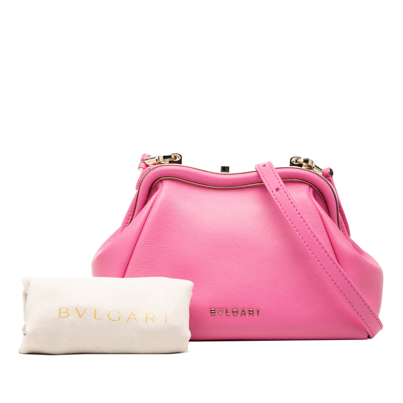 Leather Serpentine Pouch Crossbody - Image 7