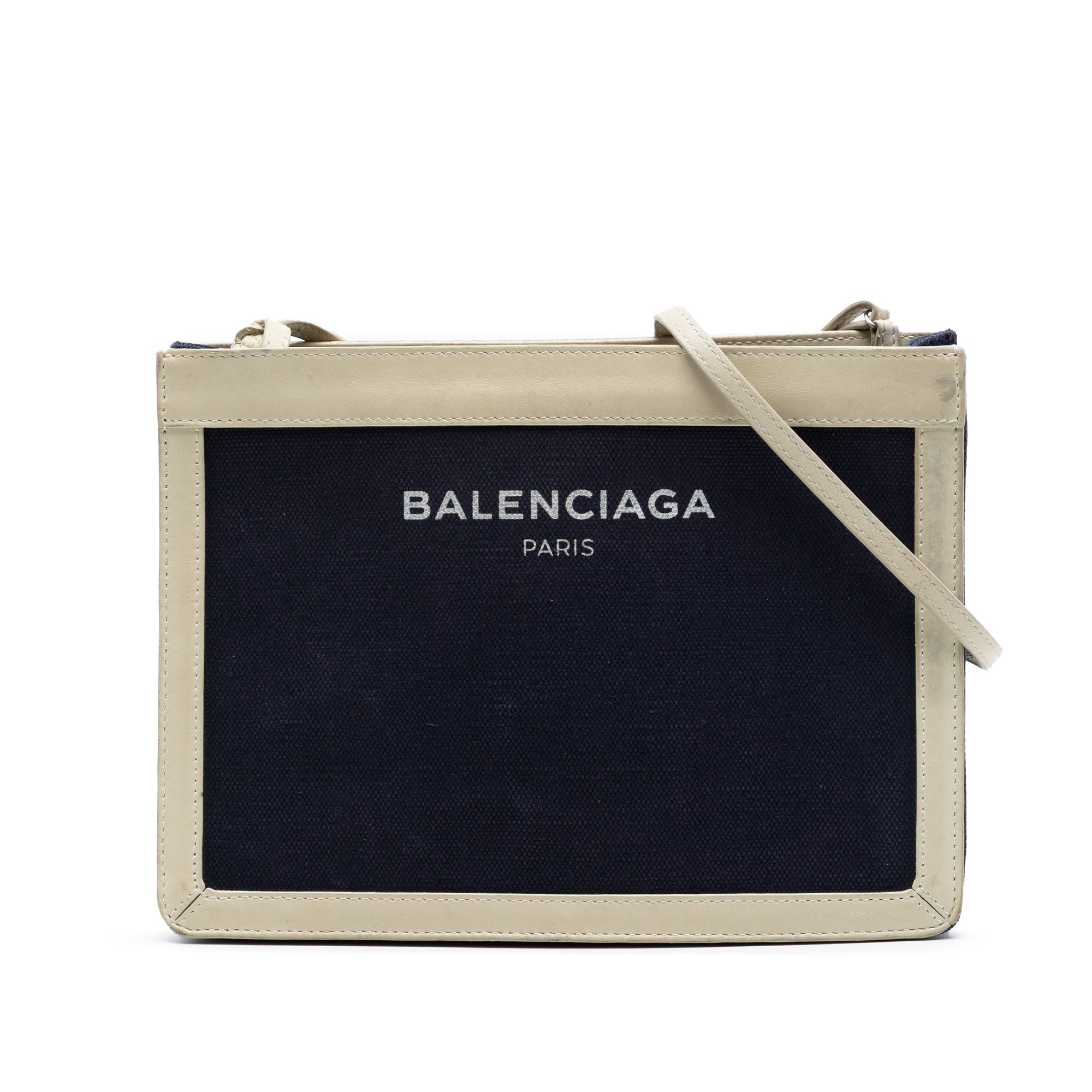 Canvas Navy Pochette M Crossbody - Image 1