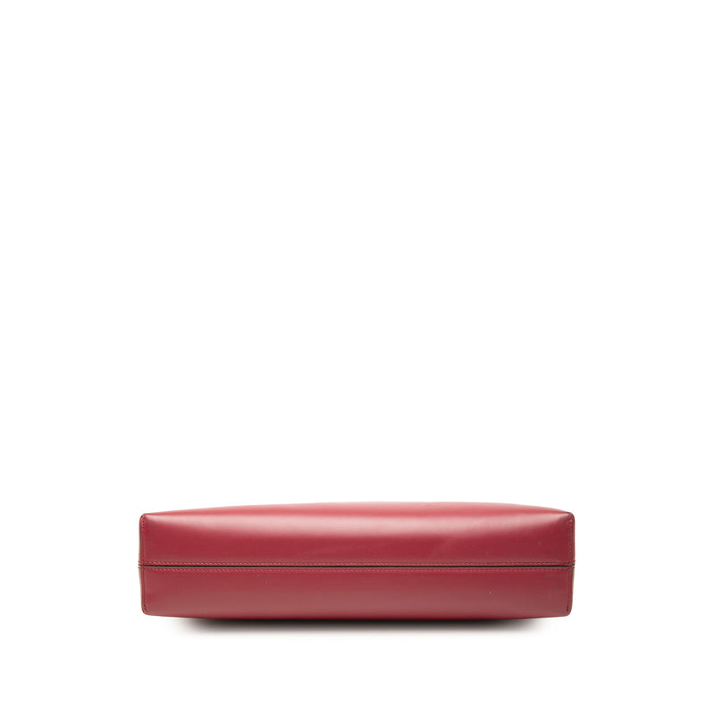 Leather Gancini Trifolio Shoulder Bag - Image 3