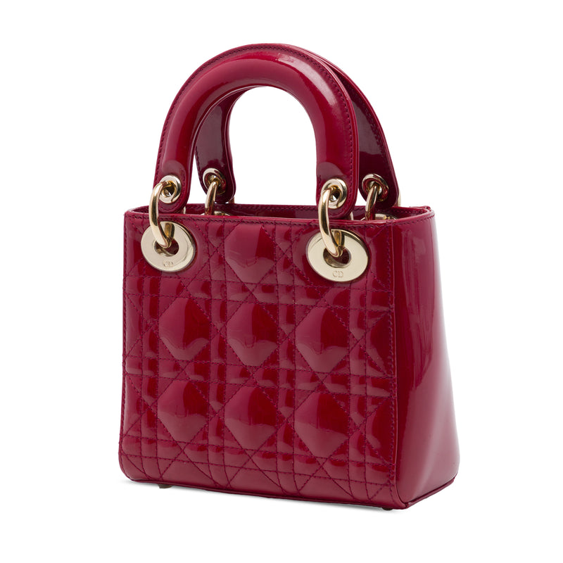 Mini Patent Cannage Lady Dior - Image 2
