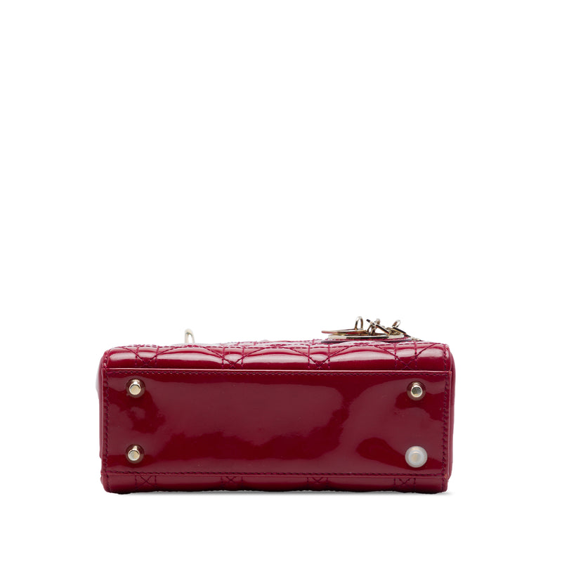 Mini Patent Cannage Lady Dior - Image 3