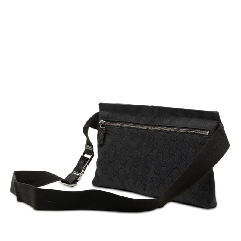 GG Canvas Double Pocket Belt Bag - Image 2
