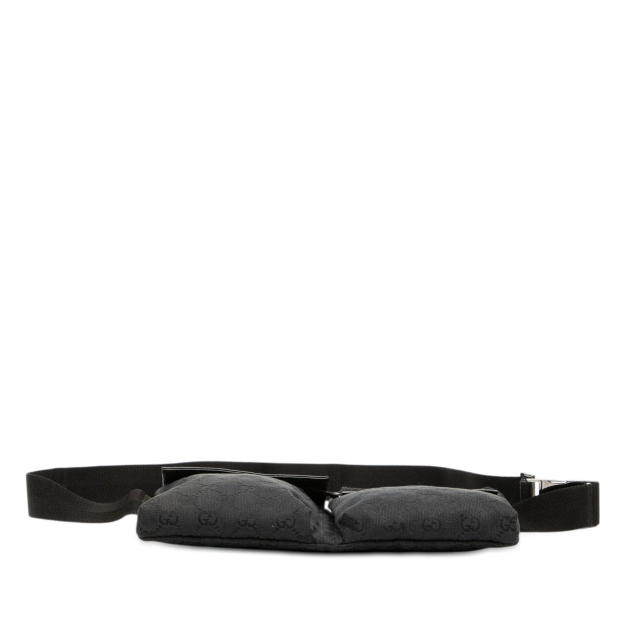 GG Canvas Double Pocket Belt Bag - Image 3