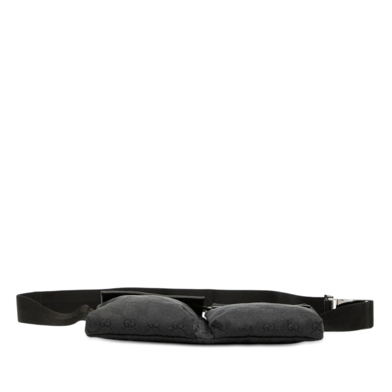 GG Canvas Double Pocket Belt Bag - Image 3