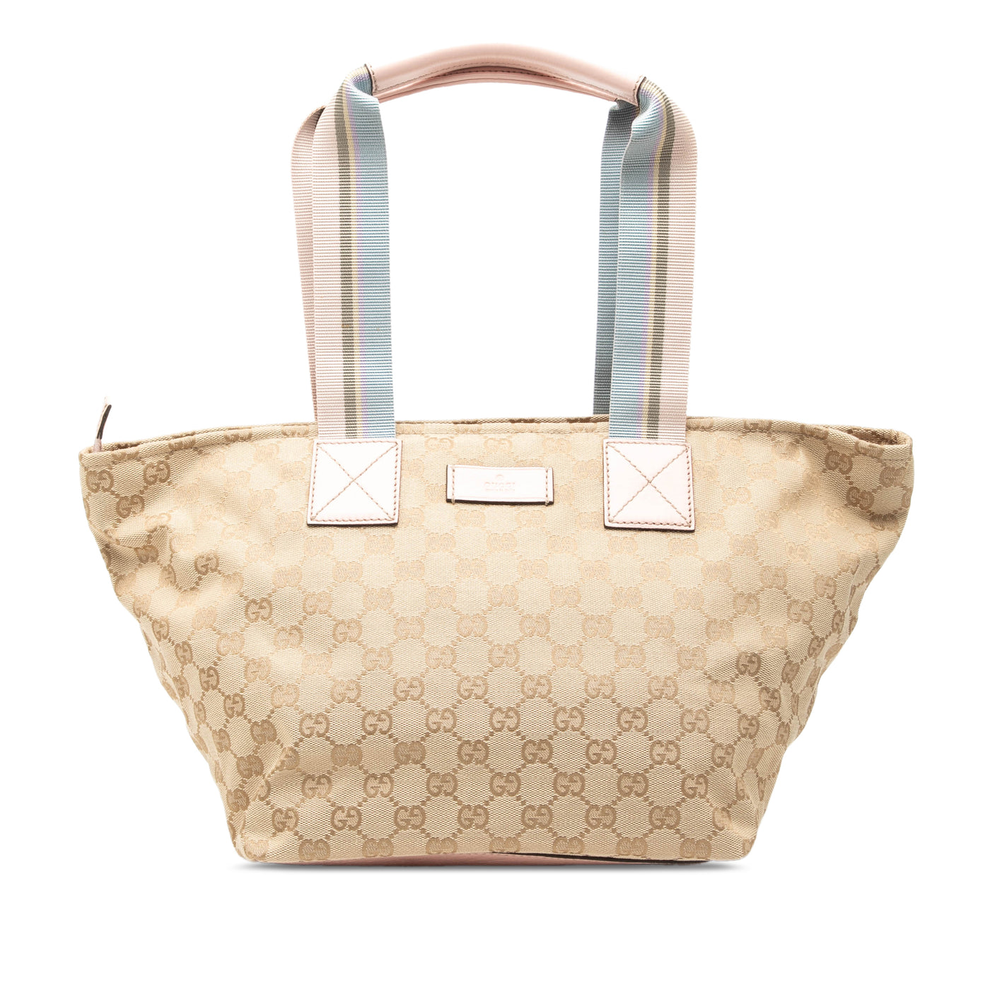 GG Canvas Web Tote - Image 1
