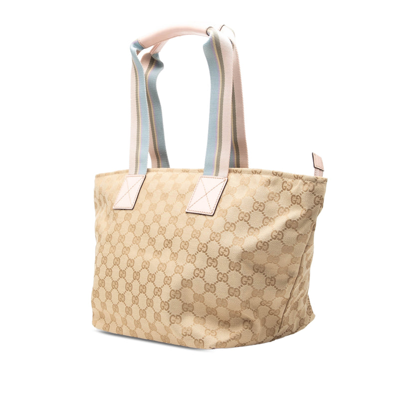 GG Canvas Web Tote - Image 2