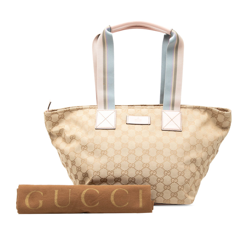 GG Canvas Web Tote - Image 8