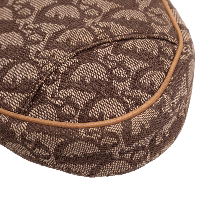 Mini Diorissimo Canvas Saddle Pochette - Image 10