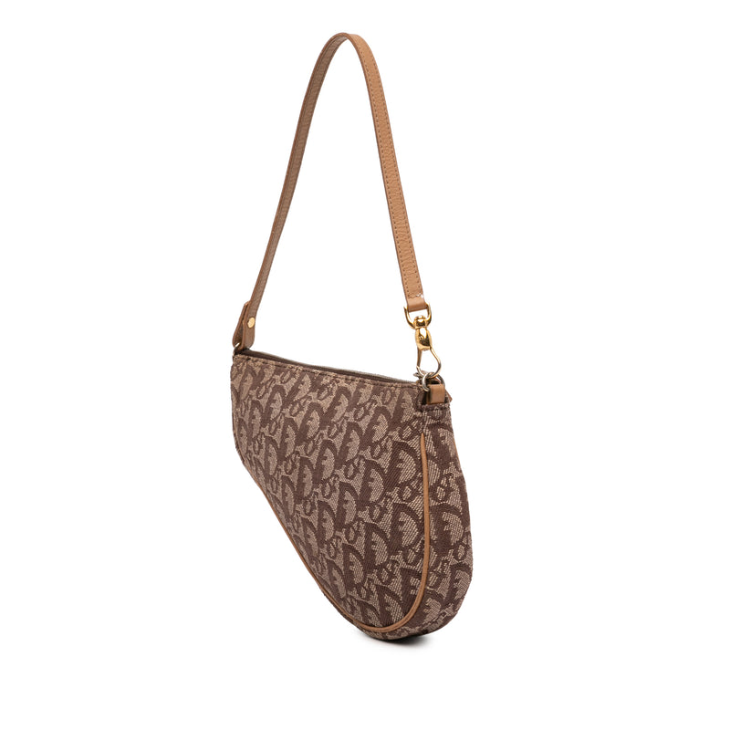 Mini Diorissimo Canvas Saddle Pochette - Image 2