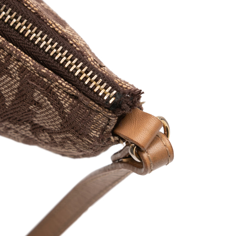 Mini Diorissimo Canvas Saddle Pochette - Image 9