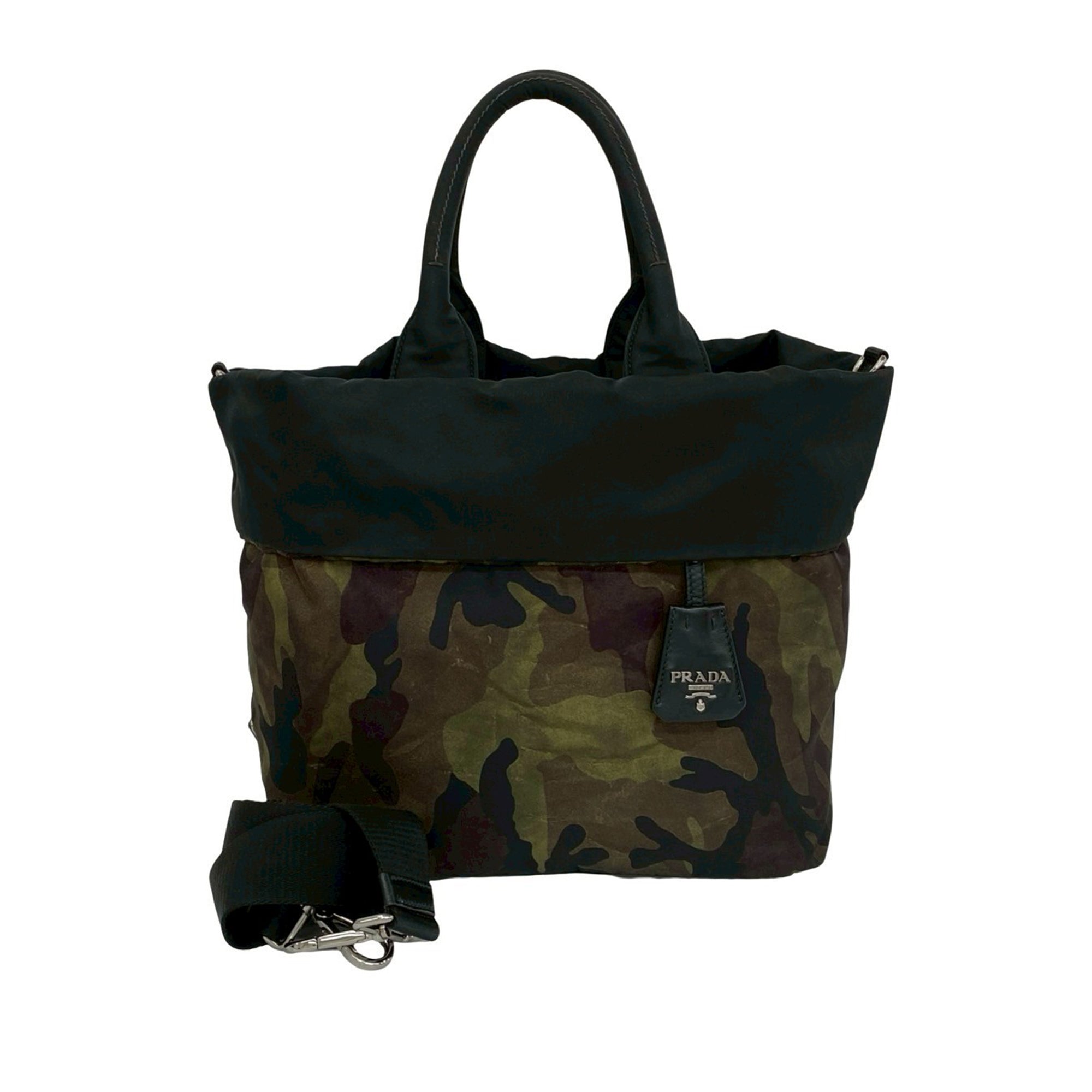 Tessuto Reversible Camouflage Satchel - Image 1