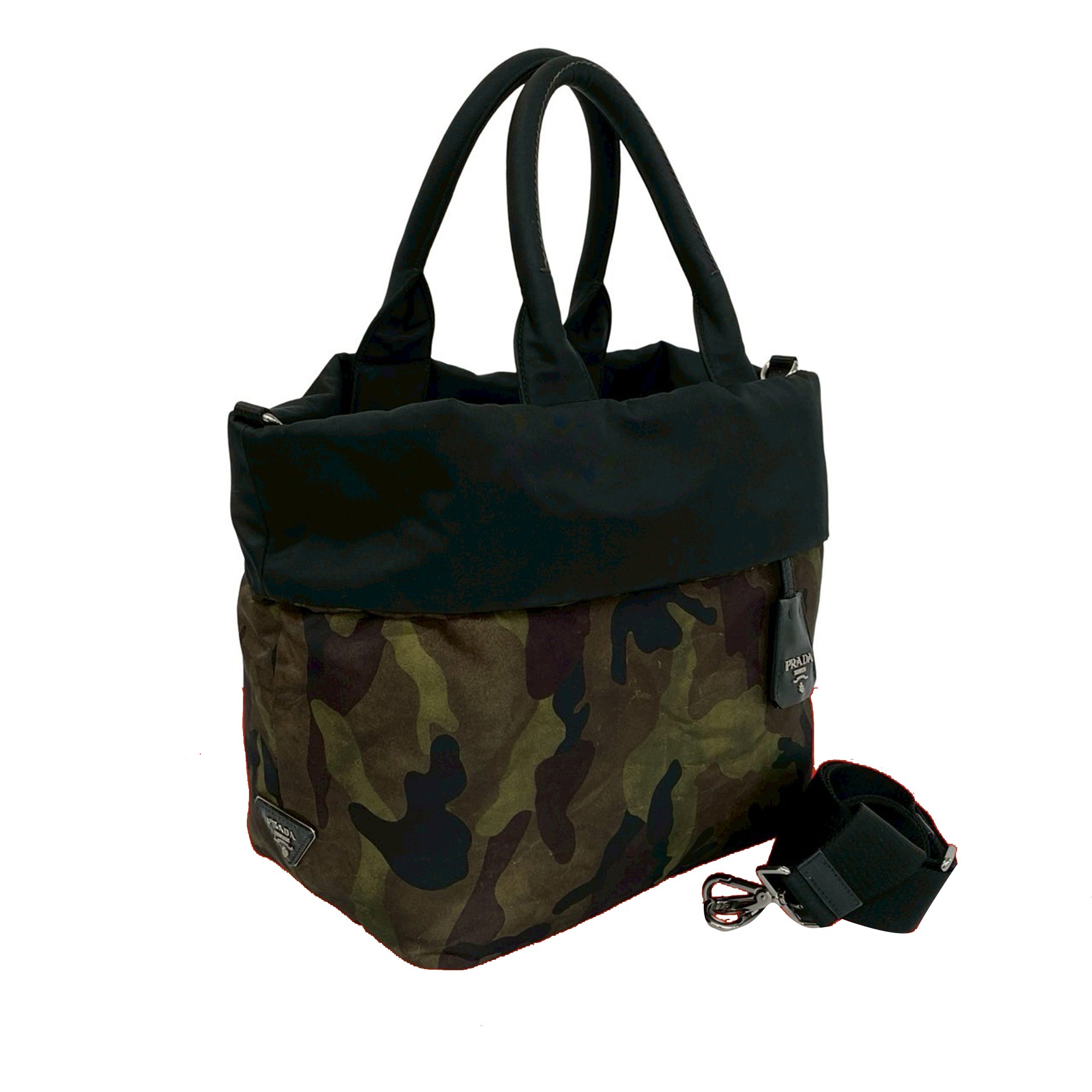 Tessuto Reversible Camouflage Satchel - Image 2