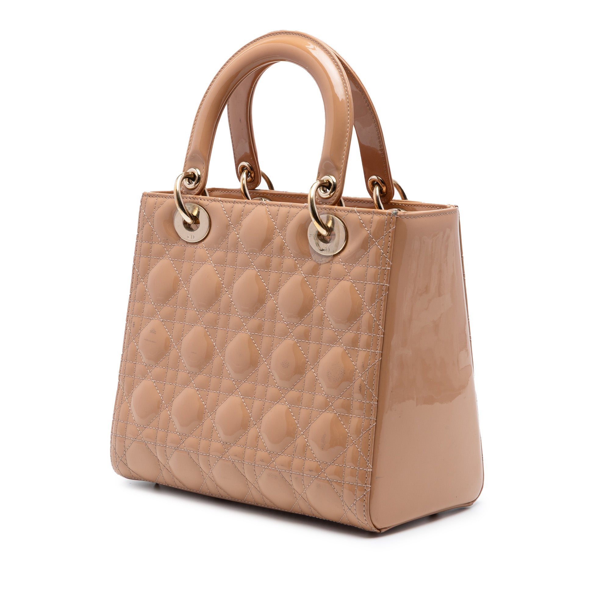 Medium Patent Cannage Lady Dior - Image 2
