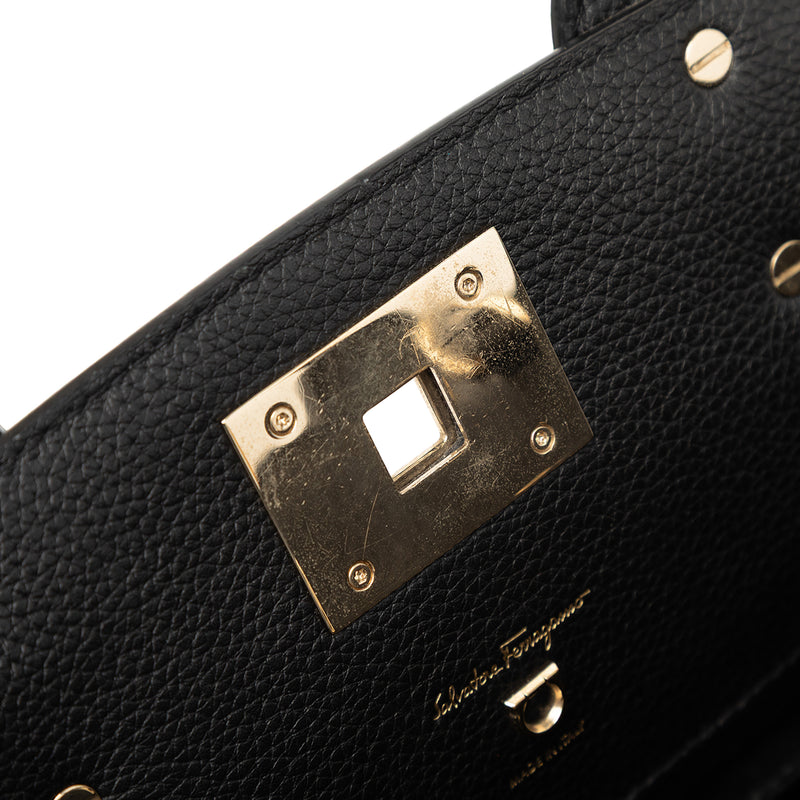 Leather Studio Satchel - Image 8