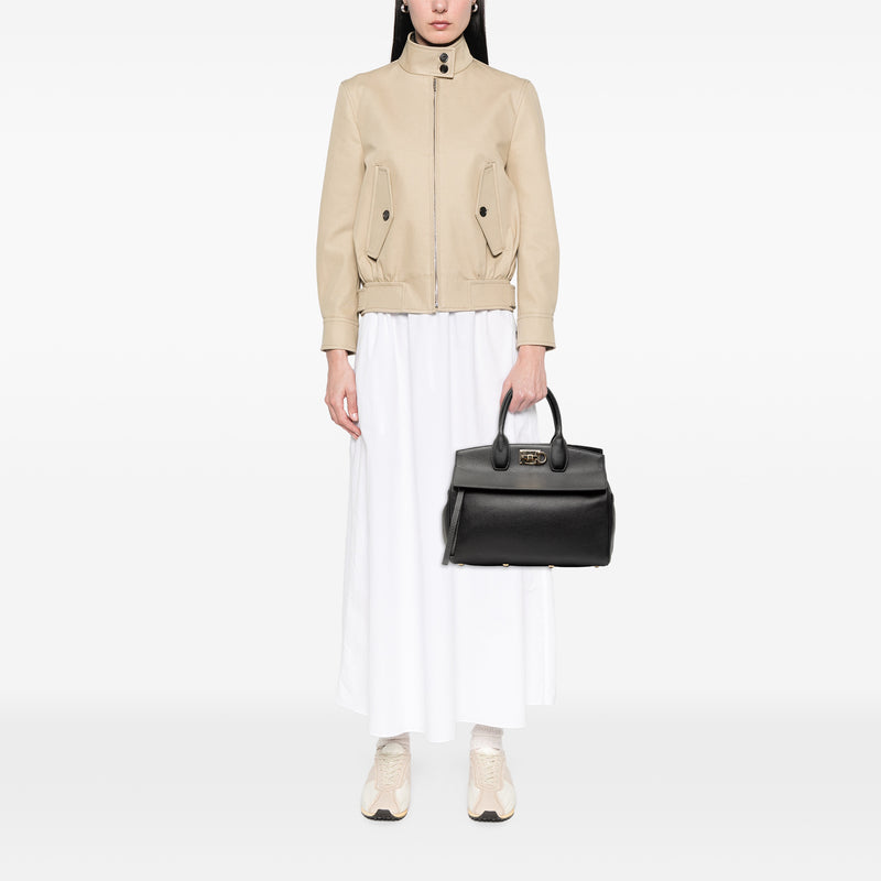 Leather Studio Satchel - Image 9
