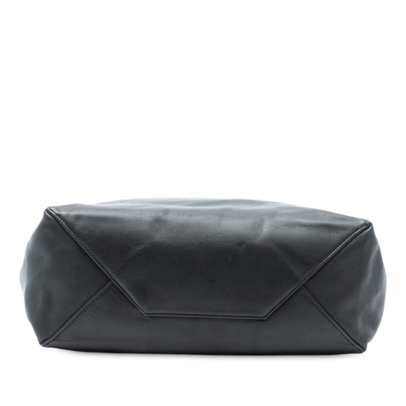 Bicolor Leather Vertical Cabas Tote - Image 3