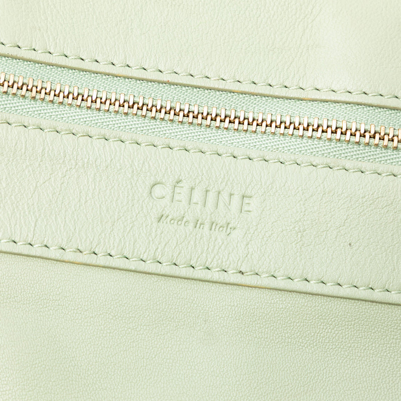 Bicolor Leather Vertical Cabas Tote - Image 5