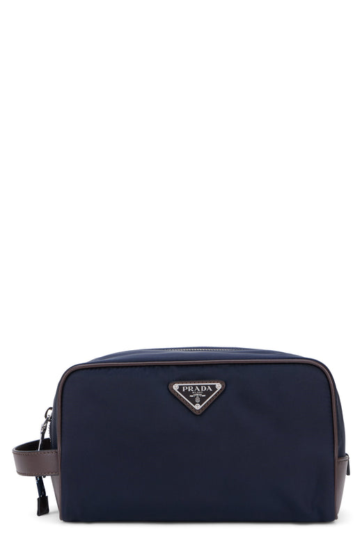 Prada Re-Nylon Travel Wallet — Navy Polyamide