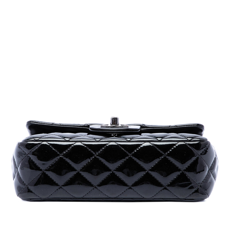 Mini Rectangular Classic Patent Single Flap - Image 3