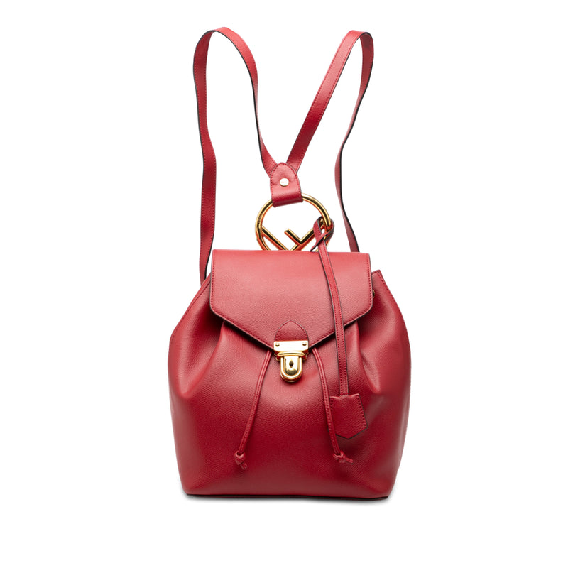 Leather F is Fendi Backpack