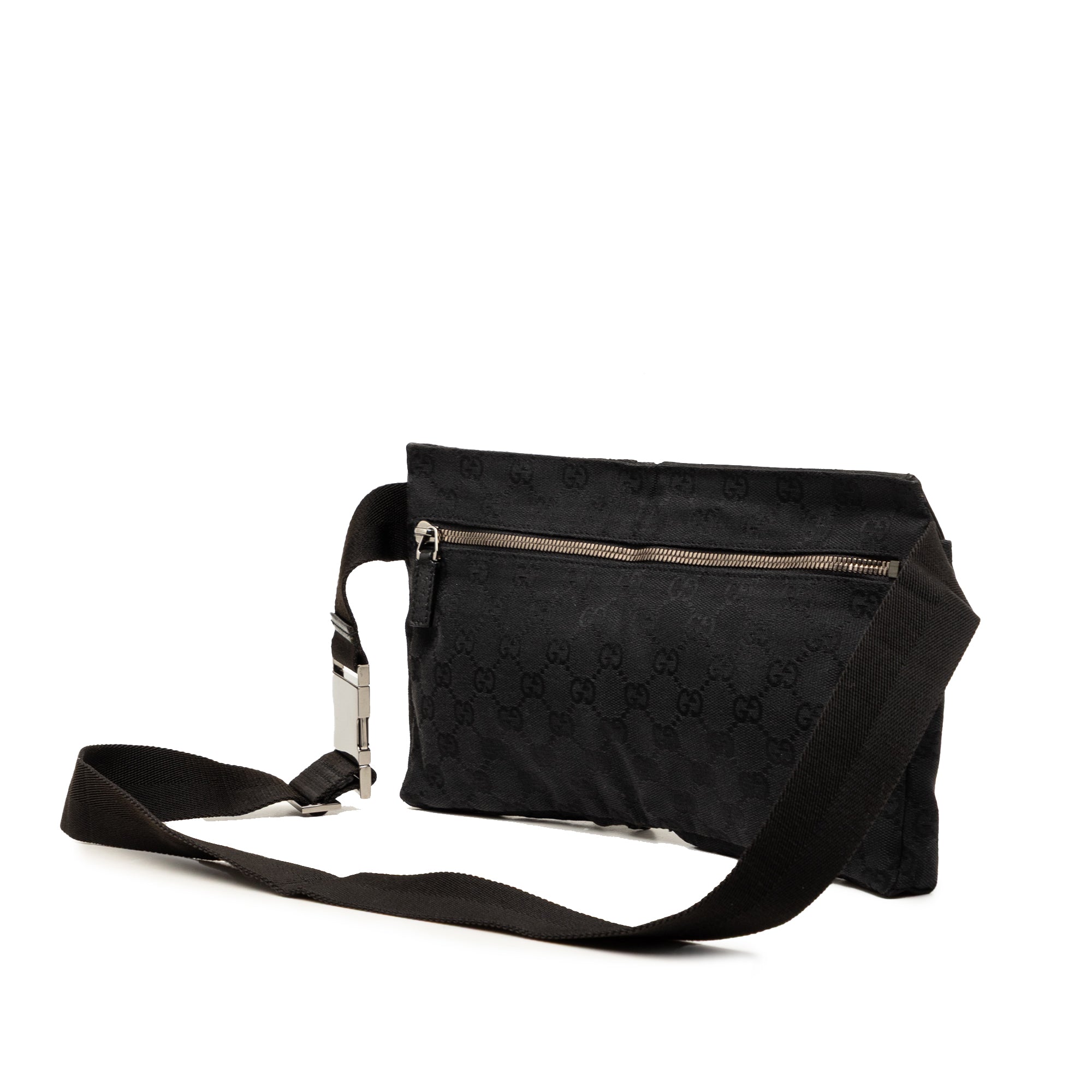 GG Canvas Double Pocket Belt Bag - Image 2