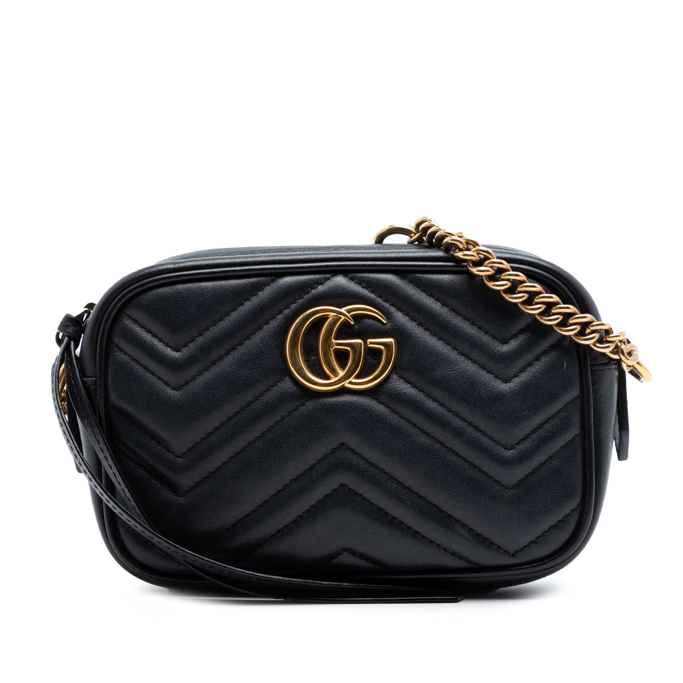 Mini GG Marmont Matelasse Leather Crossbody - Image 1