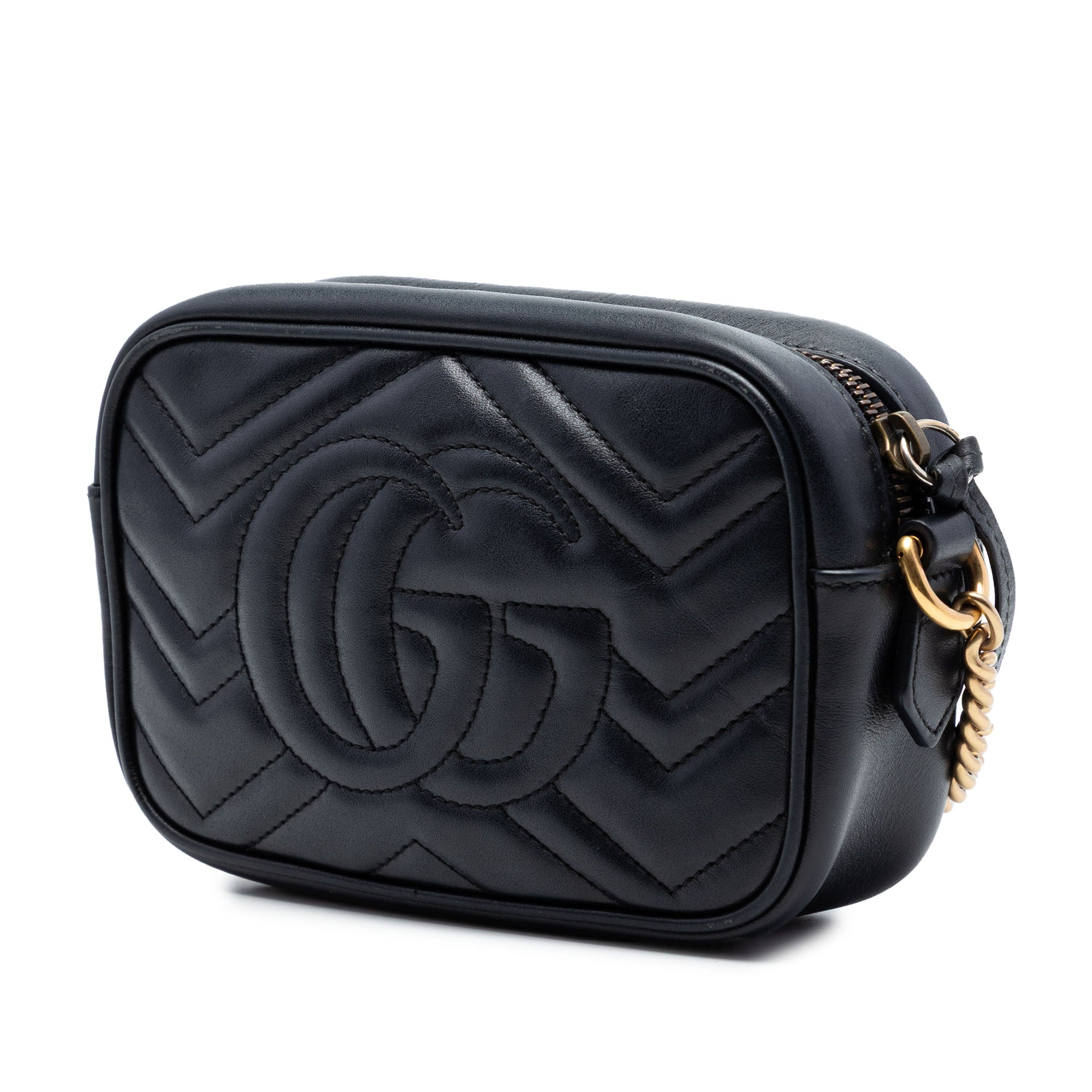 Mini GG Marmont Matelasse Leather Crossbody - Image 2