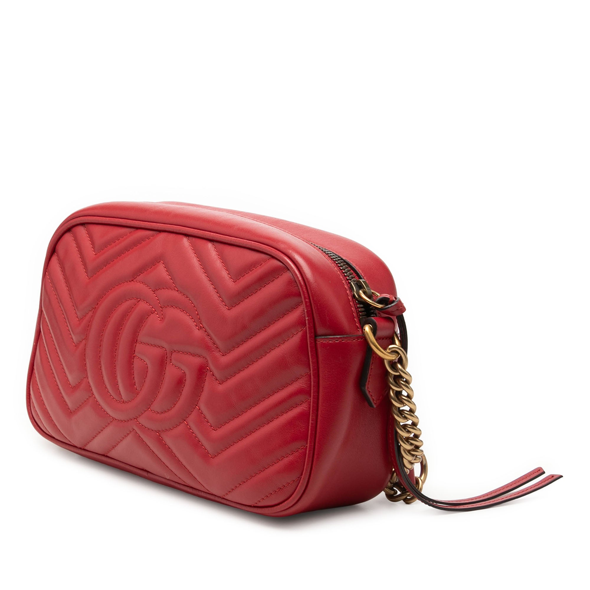 Small GG Marmont Matelasse Leather Crossbody - Image 2