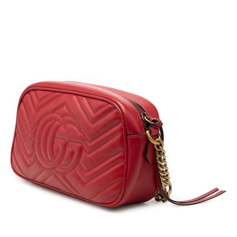 Small GG Marmont Matelasse Leather Crossbody - Image 2