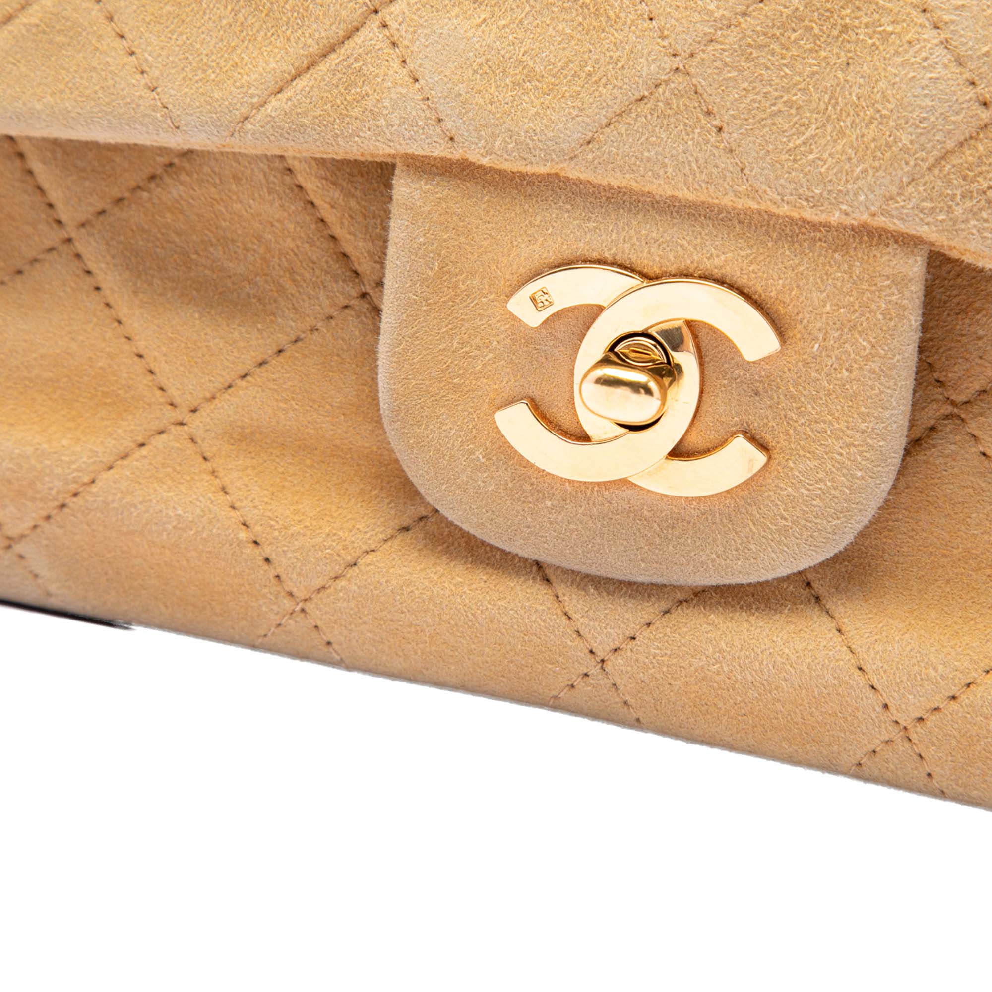 Small Classic Suede Double Flap - Image 5