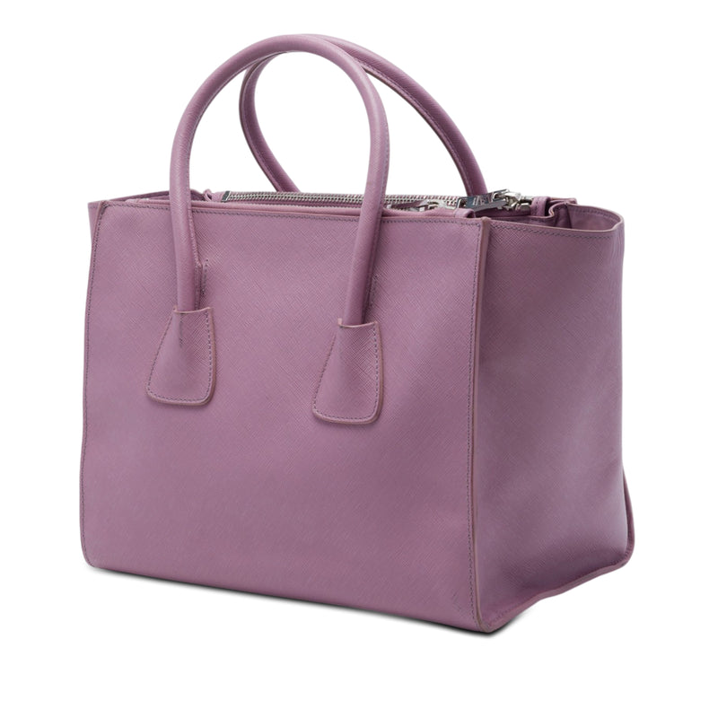Medium Saffiano Twin Pocket Satchel - Image 2