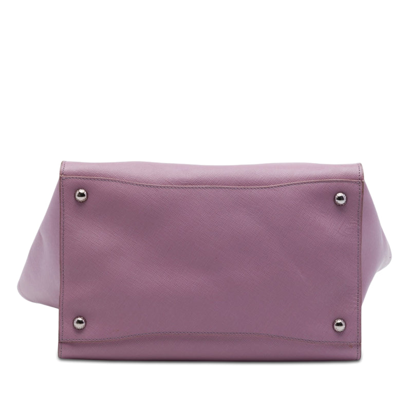 Medium Saffiano Twin Pocket Satchel - Image 3