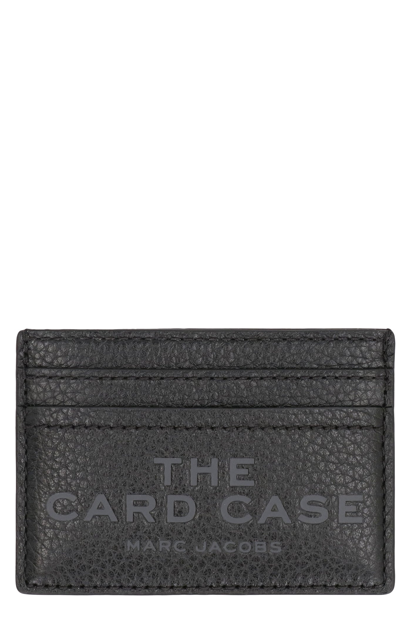 Marc Jacobs Grainy Leather Card Case — Black Cow Hide Wallets & Purses