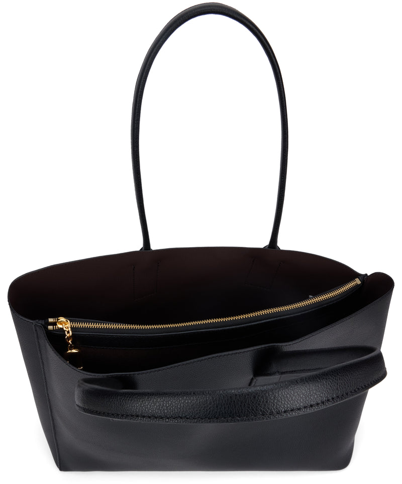 Marc Jacobs Smooth Calfskin Tote Bag — Black