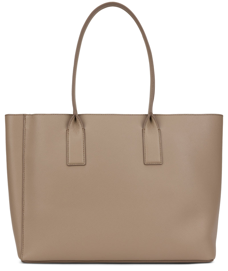 Marc Jacobs Structured Leather Tote Bag — Gray Cow Hide