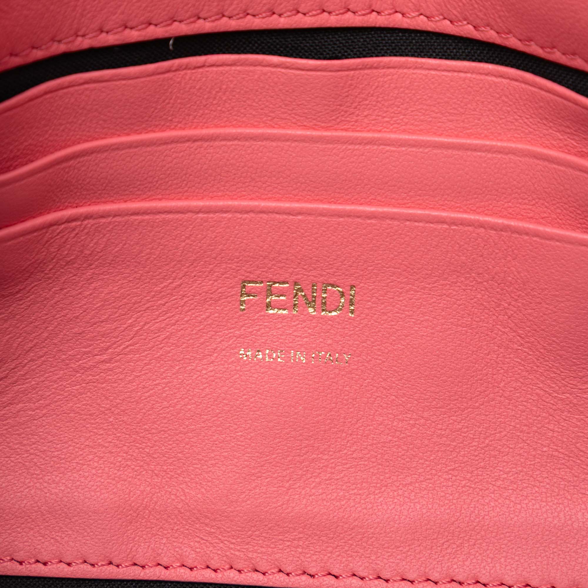 Mini Zucca Embossed Leather Baguette Satchel - Image 6